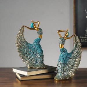 European Creative Peacock Dance Resin Crafts Ornament Wedding Room Home Living Room TV Cabinet Entrance Light Luxury Decoration