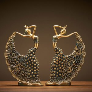 Dancing girl desktop decoration home modern creative living room cabinet bookcase Nordic light luxury decoration